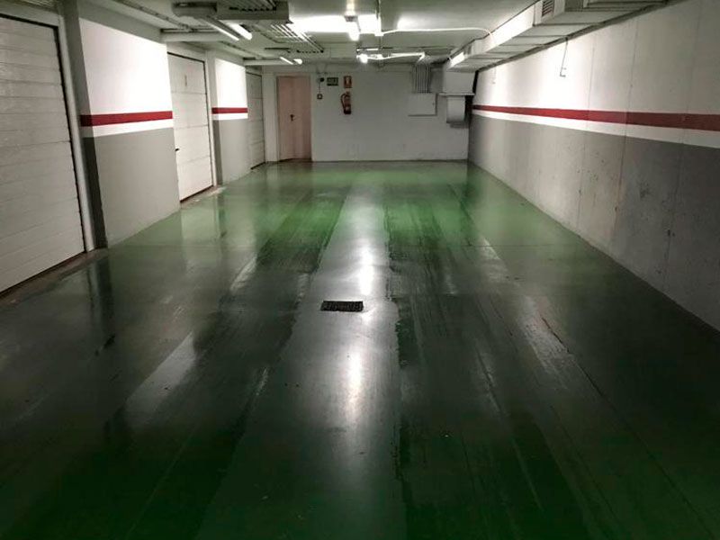 Limpieza de garajes en Valencia - rampas de garaje- VGA Servicios de limpieza